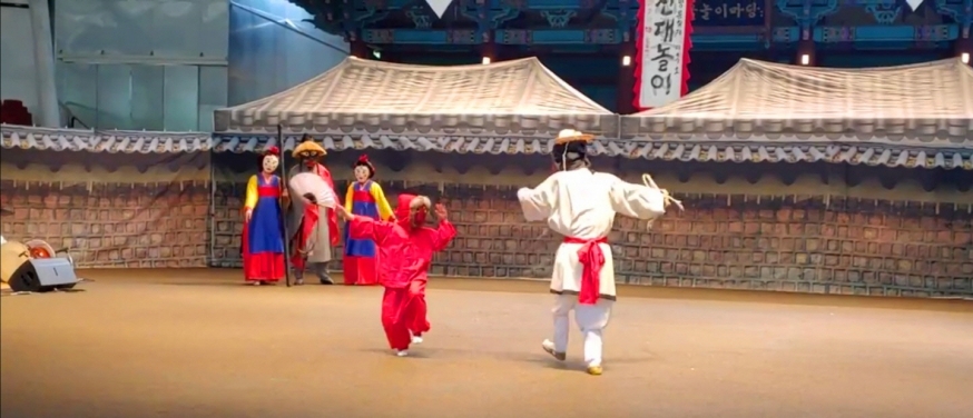 송파산대놀이 제57회 정기공연...최연소 전수자 오지윤 어린이 시선 강탈