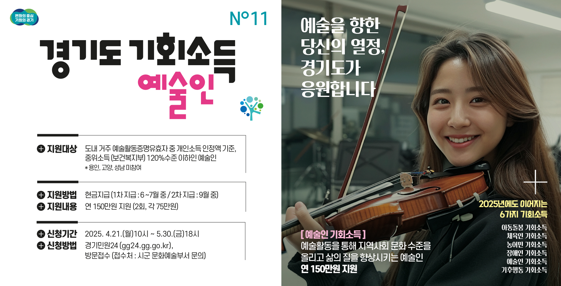 “예술인도 월급 받는 시대!”