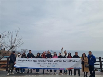 강원도 관광재단, 베트남 언론인 대상 관광객 유치 팸투어 진행...