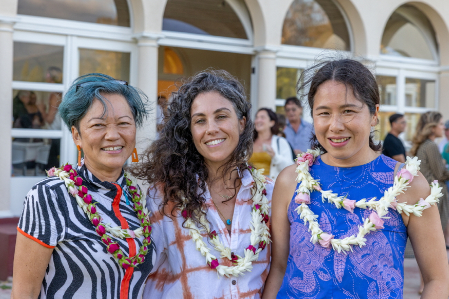 [크기변환]Hawai_i Triennial 2025 (HT25) CURATORS Noelle M.K.Y. Kahanu, Wassan Al-Khudhairi, Binna Choi, Wailuku, Maui. Courtesy of Hawai_i Contemporary. Photo_ Bryan Berkowitz..jpg