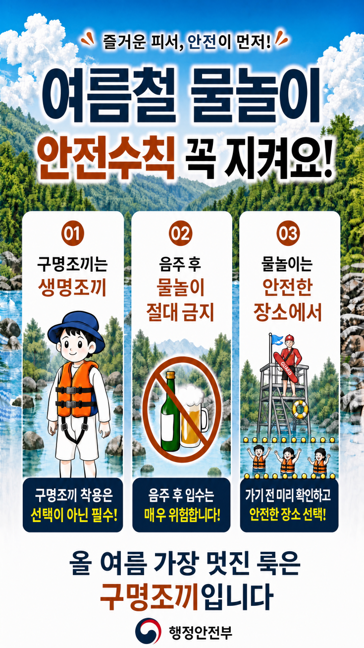 계곡물 얕아 보여도 위험… 원주 23곳 안전점검