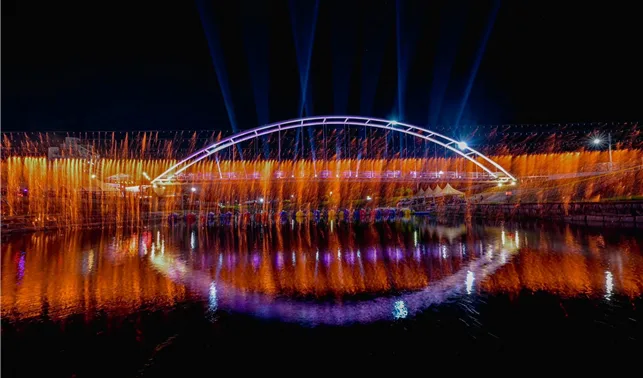 원주만두축제 개막식 낙화놀이